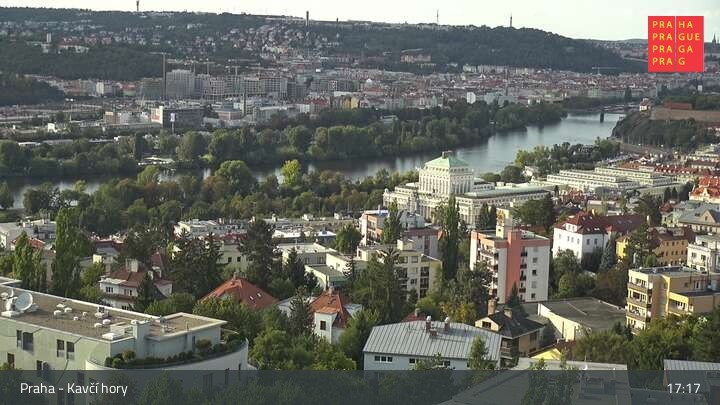 Archiv Foto Webcam in Prag am Kavčí hory
