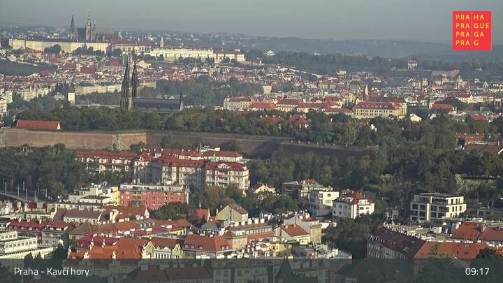 Archived image Webcam Prague - Kavčí hory