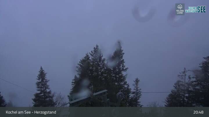 Archiv Foto Webcam Herzogstand: Blick auf den Kochelsee