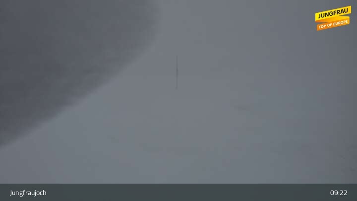 Archived image Webcam Peak Jungfraujoch, Lauterbrunnen