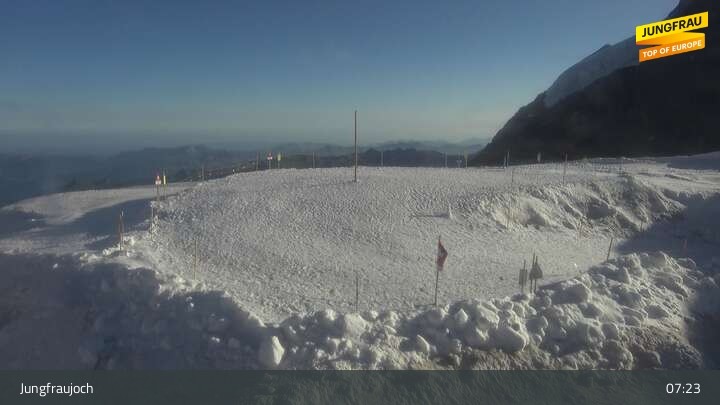 Archived image Webcam Peak Jungfraujoch, Lauterbrunnen