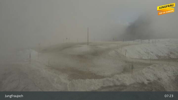 Archiv Foto Webcam Jungfraujoch, Lauterbrunnen