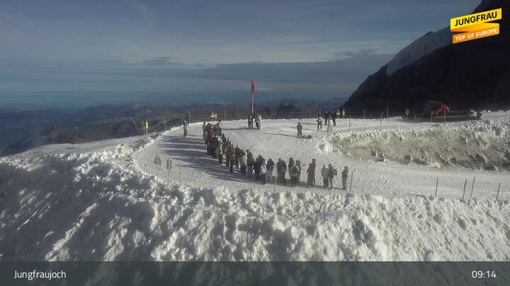 Archived image Webcam Peak Jungfraujoch, Lauterbrunnen
