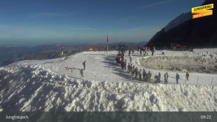 Archiv Foto Webcam Jungfraujoch, Lauterbrunnen