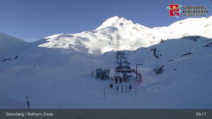 Archived image Webcam Eisee - Rothorn