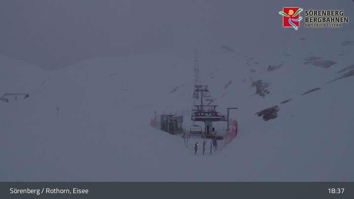 Archived image Webcam Eisee - Rothorn