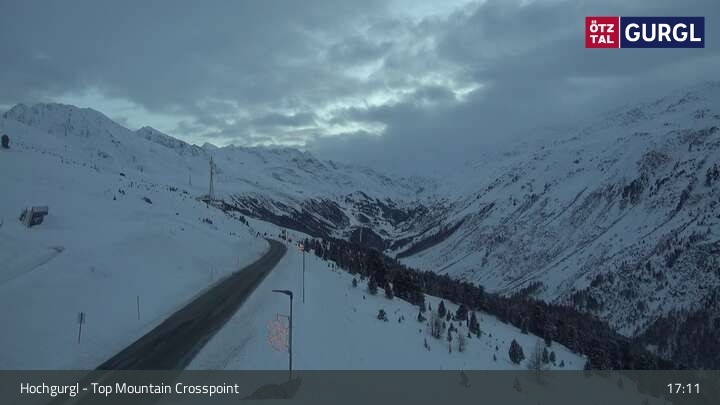 Archived image Webcam Hochgurgl (Tyrol) Top Mountain Crosspoint
