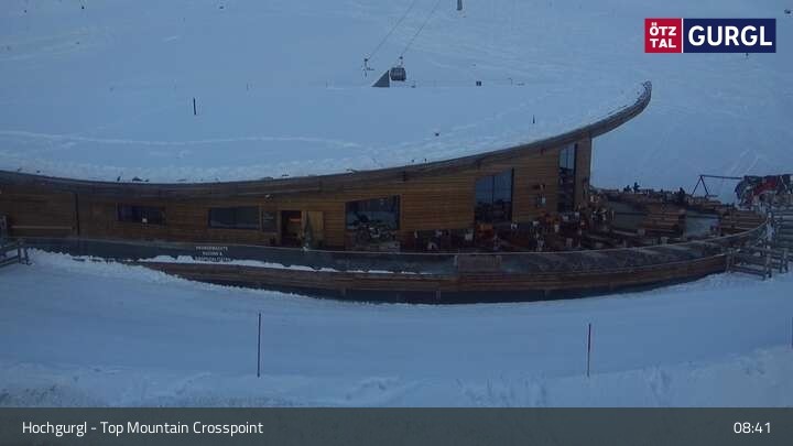 Archived image Webcam Hochgurgl (Tyrol) Top Mountain Crosspoint