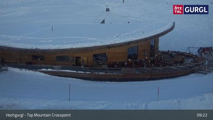 Archived image Webcam Hochgurgl (Tyrol) Top Mountain Crosspoint