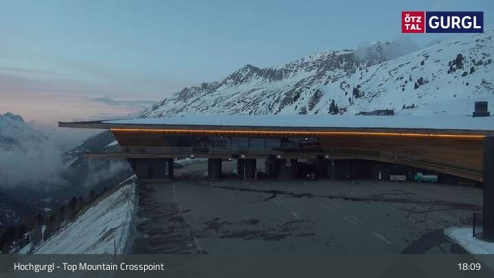 Archived image Webcam Hochgurgl (Tyrol) Top Mountain Crosspoint