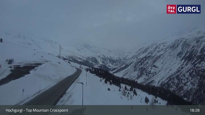 Archived image Webcam Hochgurgl (Tyrol) Top Mountain Crosspoint