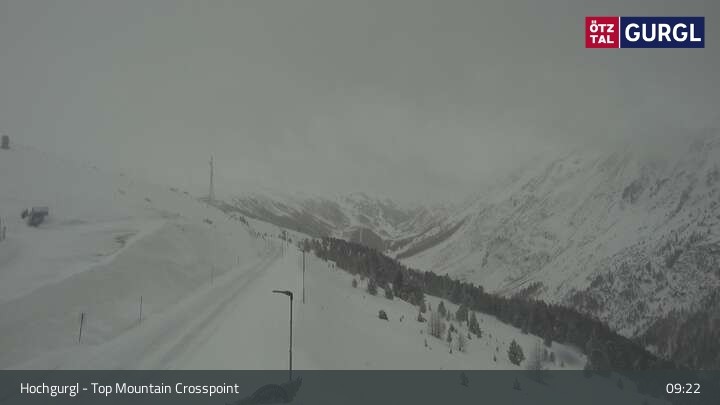 Archiv Foto Webcam Hochgurgl - Top Mountain Crosspoint