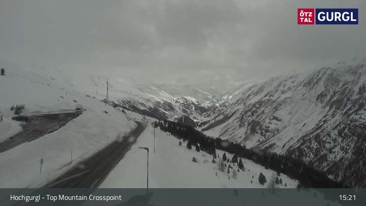Archiv Foto Webcam Hochgurgl - Top Mountain Crosspoint