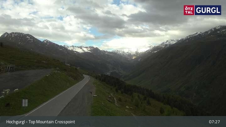 Archiv Foto Webcam Hochgurgl - Top Mountain Crosspoint