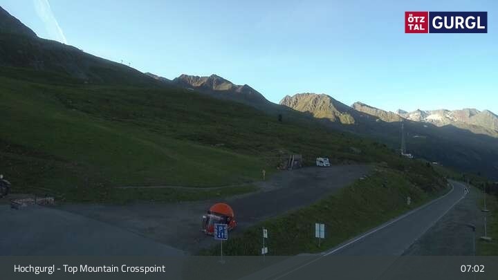 Archived image Webcam Hochgurgl (Tyrol) Top Mountain Crosspoint