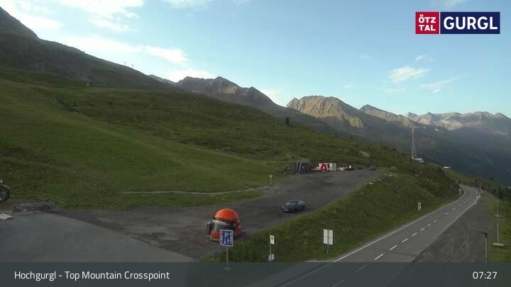 Archived image Webcam Hochgurgl (Tyrol) Top Mountain Crosspoint