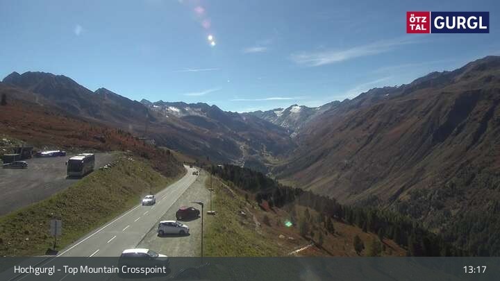 Archiv Foto Webcam Hochgurgl - Top Mountain Crosspoint