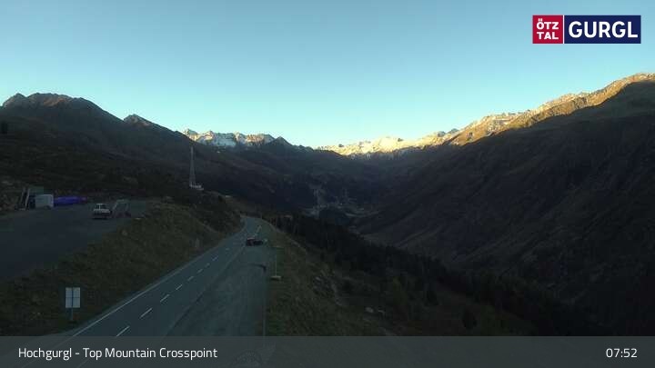 Archived image Webcam Hochgurgl (Tyrol) Top Mountain Crosspoint