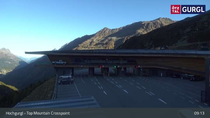Archived image Webcam Hochgurgl (Tyrol) Top Mountain Crosspoint
