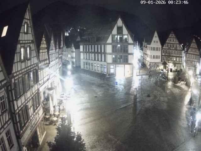 Archiv Foto Webcam Marktplatz von Bad Urach