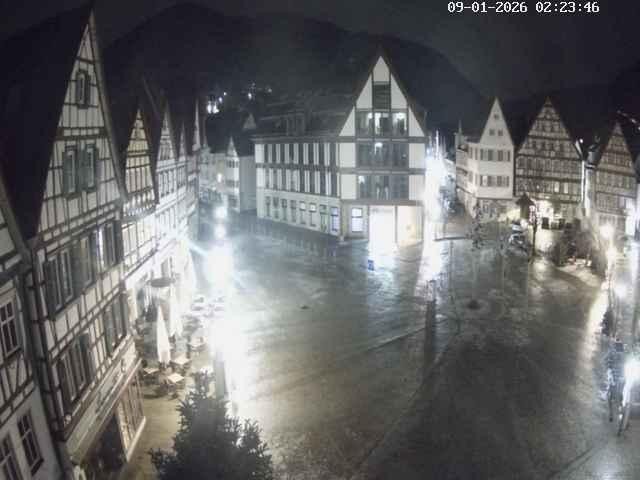 Archiv Foto Webcam Marktplatz von Bad Urach