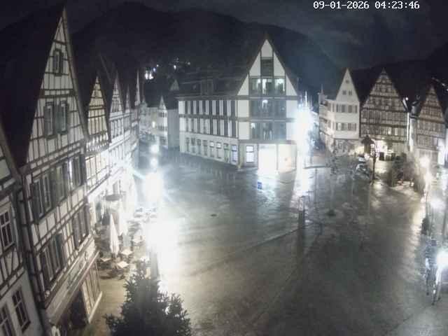 Archiv Foto Webcam Marktplatz von Bad Urach