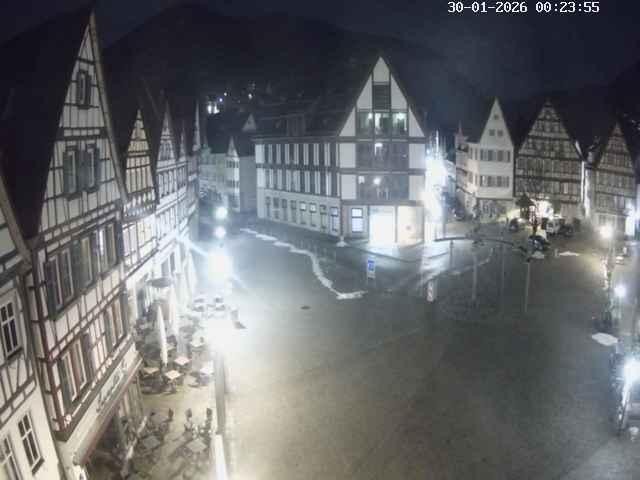 Archiv Foto Webcam Marktplatz von Bad Urach