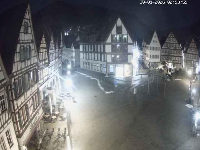 Archiv Foto Webcam Marktplatz von Bad Urach