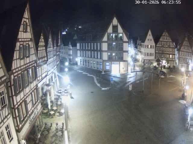Archived image Webcam Bad Urach Market Square