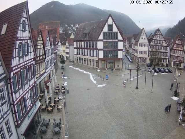 Archived image Webcam Bad Urach Market Square