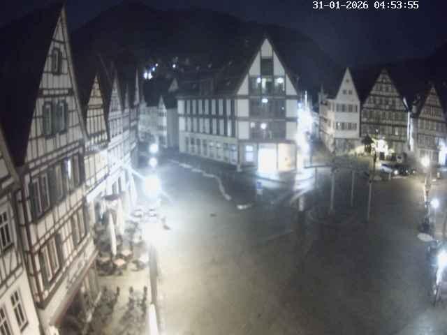 Archiv Foto Webcam Marktplatz von Bad Urach