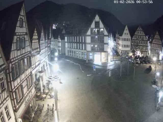 Archiv Foto Webcam Marktplatz von Bad Urach