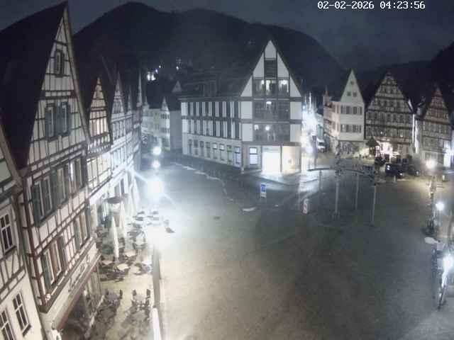 Archiv Foto Webcam Marktplatz von Bad Urach