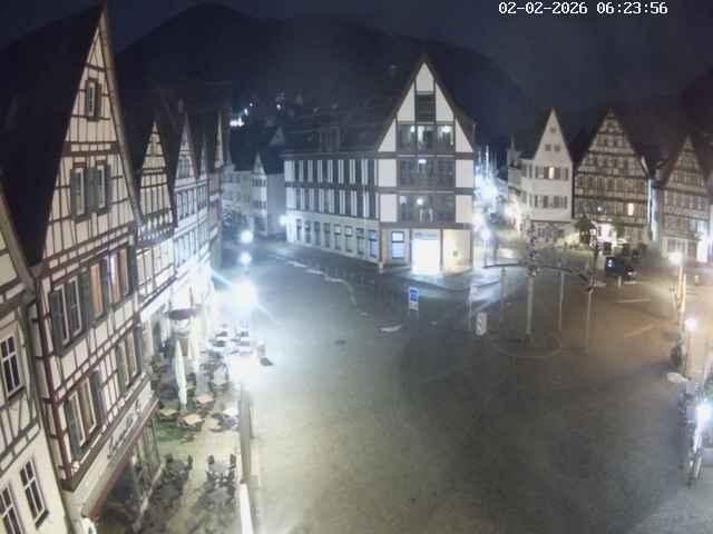 Archiv Foto Webcam Marktplatz von Bad Urach