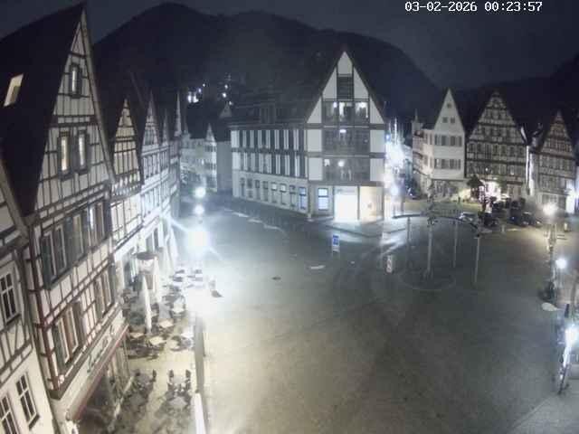 Archiv Foto Webcam Marktplatz von Bad Urach