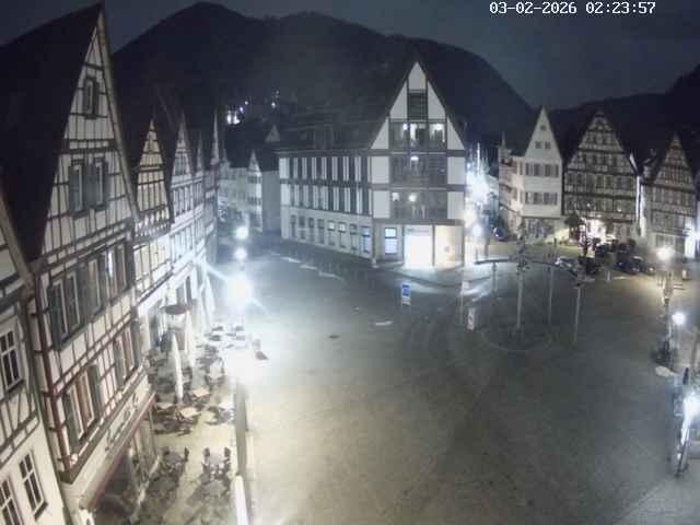 Archiv Foto Webcam Marktplatz von Bad Urach