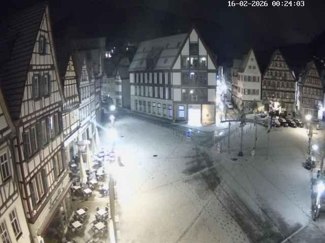 Archiv Foto Webcam Marktplatz von Bad Urach