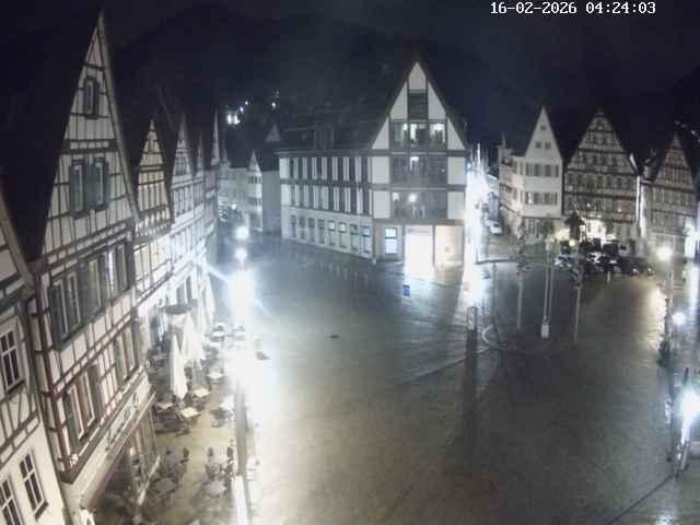 Archiv Foto Webcam Marktplatz von Bad Urach