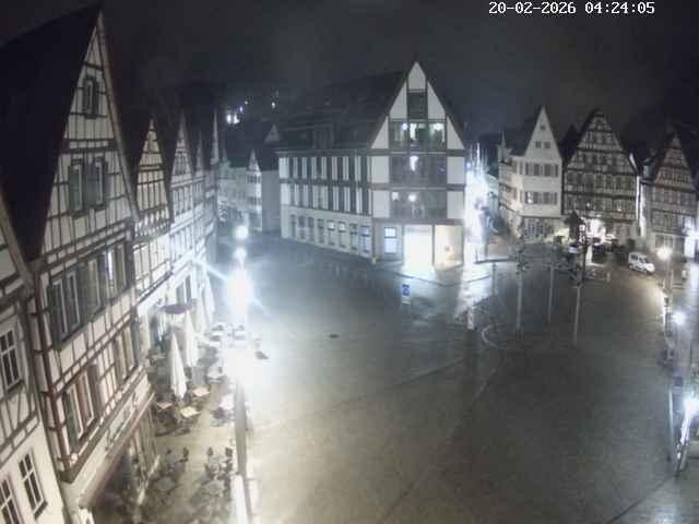 Archived image Webcam Bad Urach Market Square