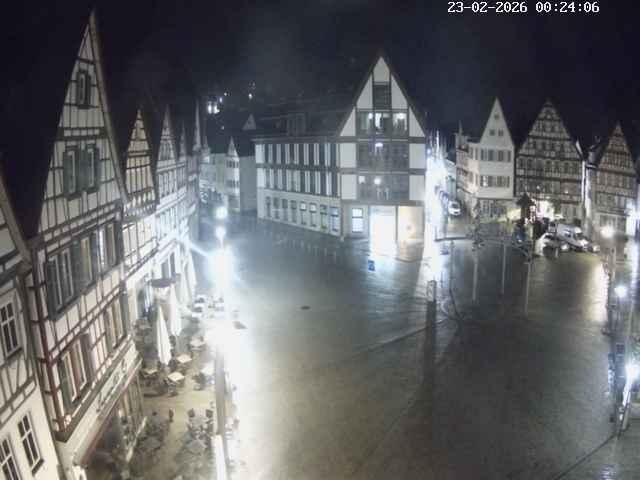 Archiv Foto Webcam Marktplatz von Bad Urach