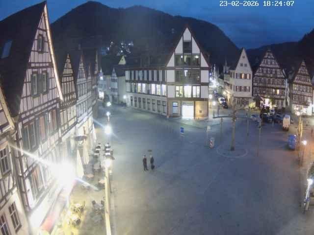 Archiv Foto Webcam Marktplatz von Bad Urach