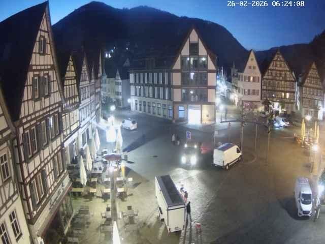 Archived image Webcam Bad Urach Market Square