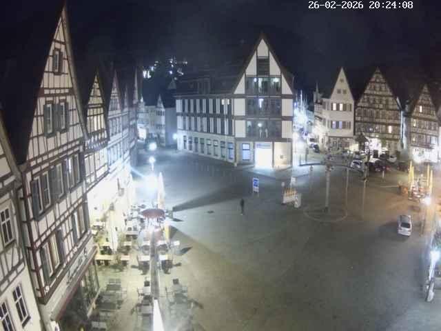 Archived image Webcam Bad Urach Market Square