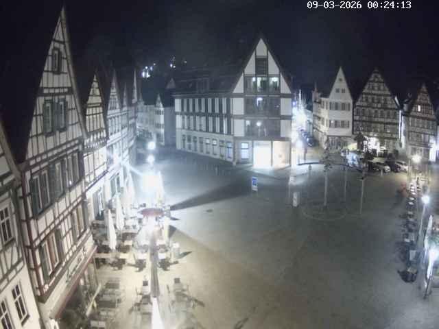 Archiv Foto Webcam Marktplatz von Bad Urach