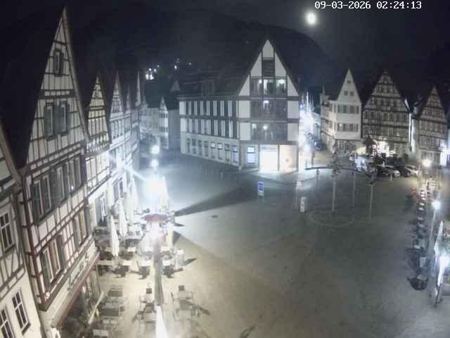 Archiv Foto Webcam Marktplatz von Bad Urach