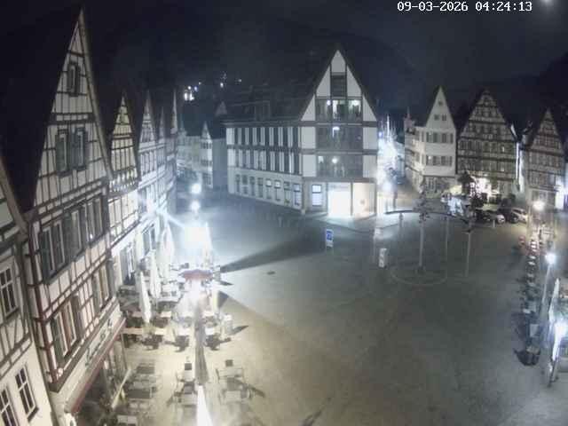 Archiv Foto Webcam Marktplatz von Bad Urach