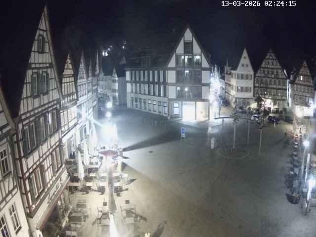 Archiv Foto Webcam Marktplatz von Bad Urach