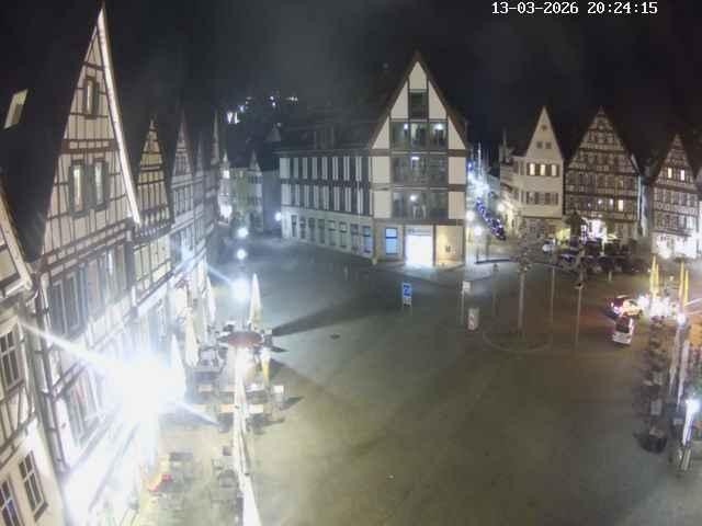 Archiv Foto Webcam Marktplatz von Bad Urach