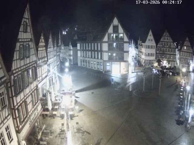 Archiv Foto Webcam Marktplatz von Bad Urach