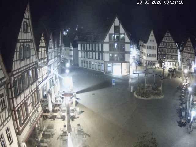 Archiv Foto Webcam Marktplatz von Bad Urach